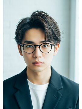 コトナ 越谷店 20代30代◎メンズカット/フェザーパーマ/センターパート/越谷