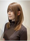 ナチュラルハッシュカット