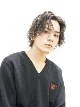 マイロ(mailo) ツイストスパイラル+センターパート+メンズボブ