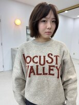 スヴニール(souvenir)&nbsp;ミニボブ×透明感カラー