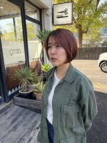 ヘアーサロン グラブ(hair Salon grab)&nbsp;アンブレラカラーリメイク×ボブ
