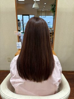 サロンドクローバー(Salon de CloveR)の写真/５月縮毛矯正キャンペーン！憧れのストレートヘアへ◎２１０００～２６０００円で輝く髪に♪