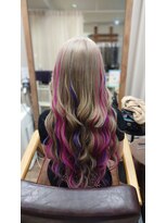 エクステンションシュシュ(Extension chou chou) PINK×PURPLE
