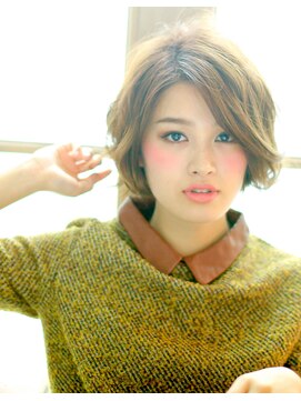 エイミーバイアフロートザガーデン 浦和店(amie by afloat the garden) 大人かわいい小顔ふんわりショートボブ☆