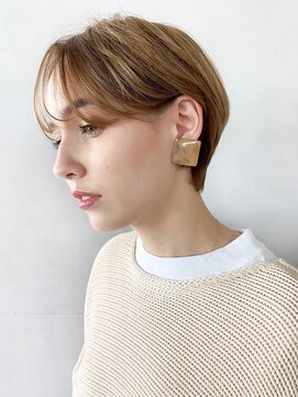 アンアミ キチジョウジ(Un ami Kichijoji) 【Un ami】大人かわいいサイドシルエットショートスタイル☆衣川