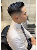 かき上げショートレイヤーサイドパートショートフェード