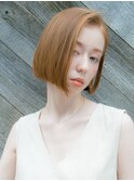 王道内巻きワンカールボブ