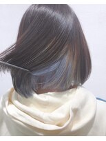 レクタ(recta)&nbsp;【美容室　京都　伏見　recta】アイスブルーインナーカラー
