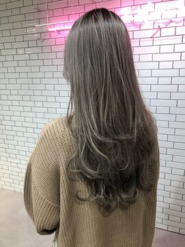 ジーナ 梅田(Zina) 大人ボブ_セシルカットココアブラウンフリンジウェーブ03