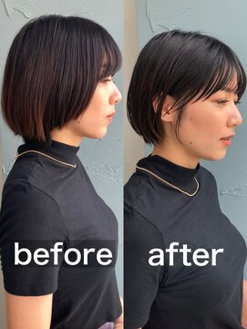 ビュー フクオカ(VIEW FUKUOKA) 美髪にオトナかわいいホワイトグレージュネビージュショートボブ