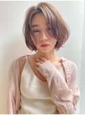 ゆるふわ大人かわいい色っぽボブ