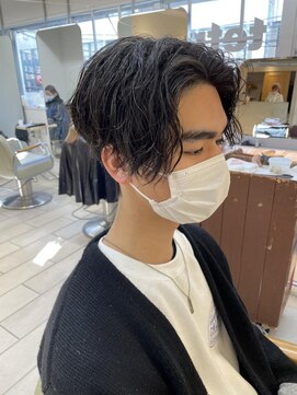 テトラ バイ ネオリーブ 横浜西口店(tetra by neolive) 横浜★センターパートのニュアンススパイラル