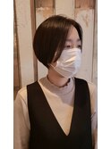 【BelleCoffret】マッシュショート 前髪長め ハンサムショート