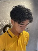 センターパートショート