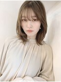ナチュラルくびれミディアムレイヤー
