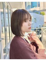 ハルキ ミナト ジャパン オオサカ(HARUKI MINATO japan OSAKA)&nbsp;丸みボブ 20代30代40代ヘア 小顔 大阪ボブ 梅田