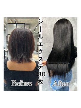 ルイス(L'wis) 神業!比佐野流シールエクステ!Before→After 80枚で大変身!