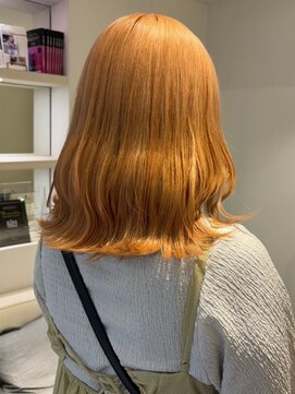 ベレーザ 渋谷(BELEZA) 8078ニュアンスカラーオレンジハイトーングラデーションカラー