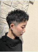 ベリーショート、ショート、刈り上げ女子