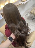 【誰もが振り返る艶髪】ココアブラウン×幹細胞トリートメント