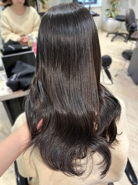 ユーフォリア 銀座本店(Euphoria) チョコレートブラウン 艶髪 髪質改善トリートメント 韓国風