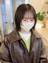 シュシュ(chouchou)&nbsp;フェミニンすぎない顔まわり×ぱつっとボブ