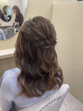 ランリ 名古屋名駅(ranri) ハーフアップ