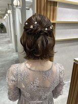 クラッチムク 博多口(CLUTCH muk.)&nbsp;ボブヘアアレンジ/ ハーフアップ