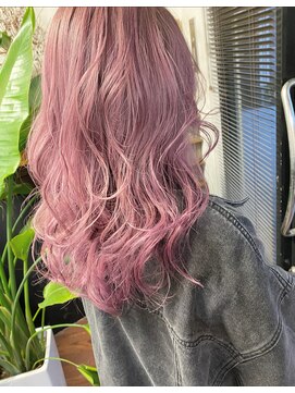 ヘアスタジオハレ(hair studio HALE) 春色☆やわらかピンクカラー♪