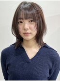 切りっぱなしボブ　外ハネボブ　くびレイヤー　表参道美容院