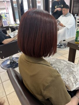 スティラ スムース 高田馬場(Stilla smooth) ピンクブラウン×ボブ