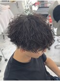波巻きパーマ×スパイラルパーマ×マッシュ【広島】
