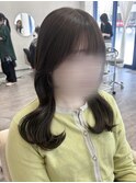 顔周りカット/前髪カット/レイヤーカット/ベージュ/ミディアム