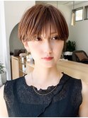 大人可愛い20代30代40代50代小顔ショートボブナチュラルショート