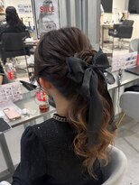 キング 心斎橋店(K!ng)&nbsp;ハイライトカラーミルクティーベージュレイヤーカット