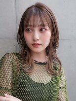 ギークス(GEEKS)&nbsp;【GEEKS渋谷】ナチュラルインナーカラー/伸ばしかけロング/小顔