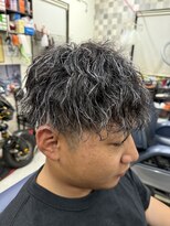 ヘアーサロン タムラ&nbsp;ツイスパ、メッシュカラーのダブルコンポ