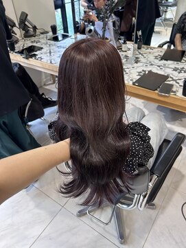 ヘアサロン ガリカ 表参道(hair salon Gallica) 〈miko〉ブリーチなしで叶う艶感抜群ラベンダーグレージュ♪