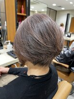 ピークアブー アヴェダ 池袋東武(PEEK-A-BOO AVEDA) 品よくまとまるショートボブ50代60代70代