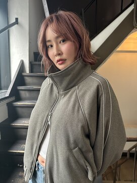 【BOW HAIR】smoky pink