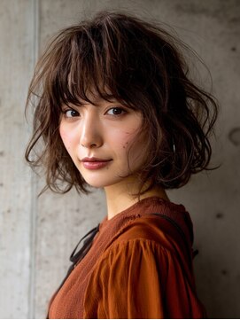 アンドレイ 表参道(andrey) クラゲヘアー/小顔に見せるヘア/ココアベージュ/表参道