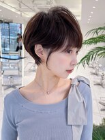 オーロ Costa西宮北口(ORO) 大人ショートボブ丸みショートカットマッシュショート前髪あり