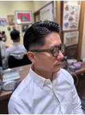 大人ヘア/七三分け