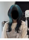 ハッシュカット×デザインカラー