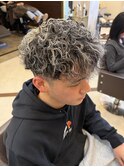 人気No.1ホワイトメッシュ×スペインカール 丸山