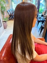 アンティカザサロン(antiqua THE SALON)&nbsp;ブラウンベージュ 髪質改善 艶髪 髪質改善トリートメント