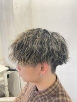 ベレッタ 香里園店(veretta.) ハイライト×波巻きパーマ