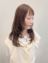 パール バイ ブローチ(Pearl by BroocH)&nbsp;レイヤー初心者にオススメ！ワンカールでたっぷりレイヤーカット