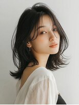 コトン(COTON) ダークパープル/ナチュラルショート/浜町