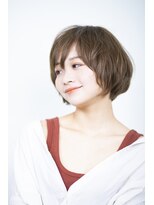 ロージーバイフーガヘアー 元住吉店(Rosy by FUGAhair) 大人かわいい厚めバングDE揺らぎパーマ20代30代40代50代